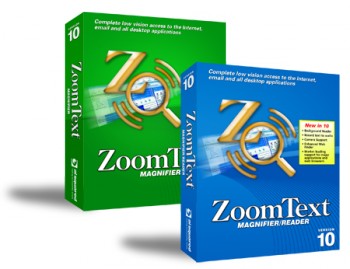 Logiciels adaptés - ZoomText Niv. 1 ou 2
