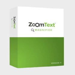 Boîte du logiciel ZoomText Magnifier
